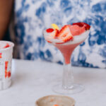 Raspberry Sorbet cocktail float