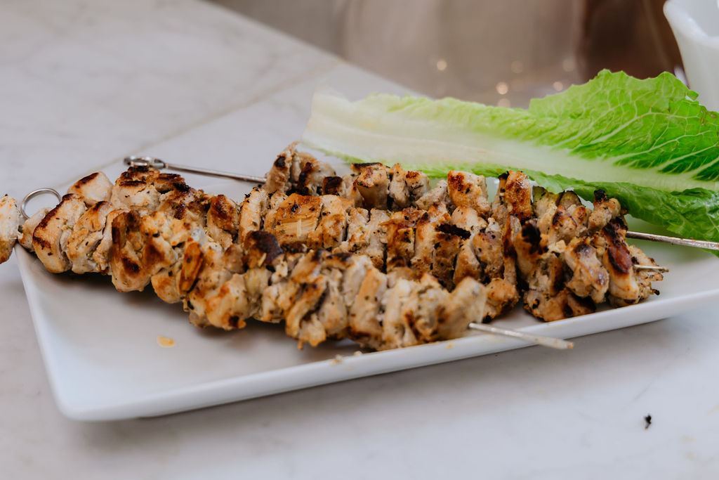 Chicken Gyro Skewers